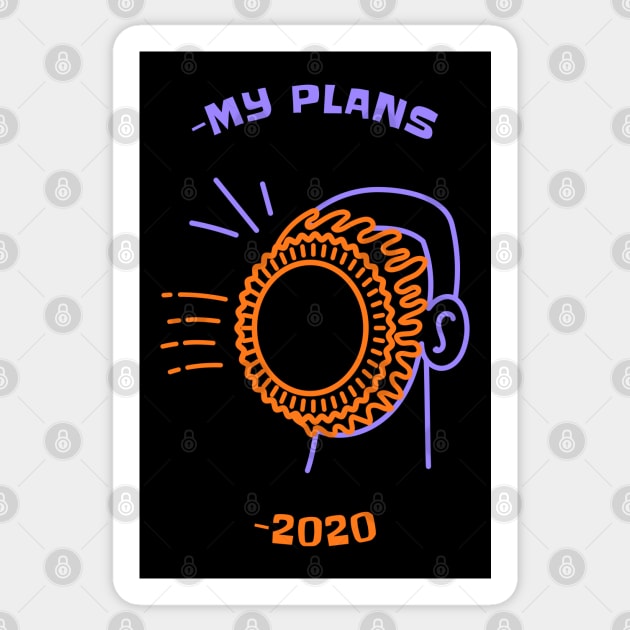 My Plans: 2020 Sticker by JonesCreations